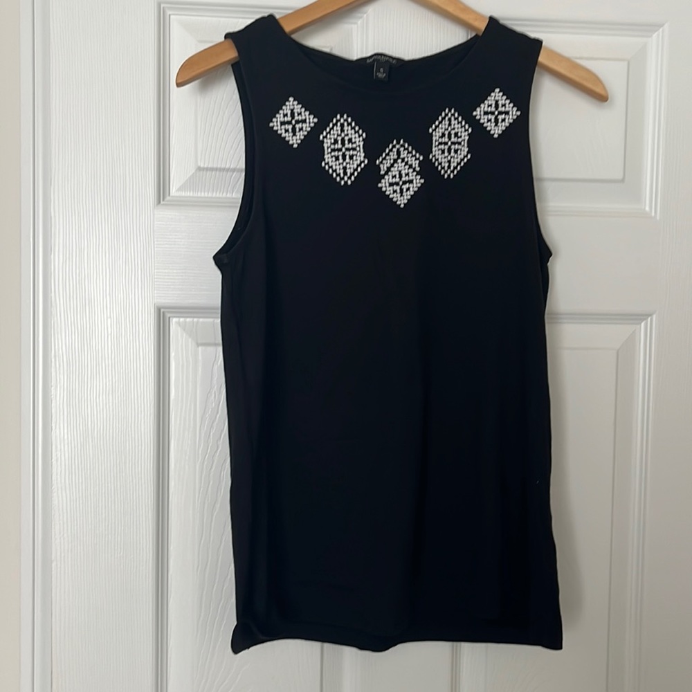 Banana Republic Black Tank Top with Open Back